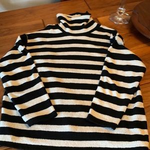 Zara Striped Turtleneck - M
